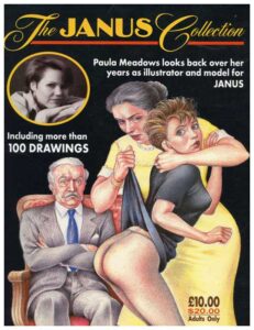 Paula Meadows looks back over her years as illustrator and model for Janus spanking magazine in this Janus Collection